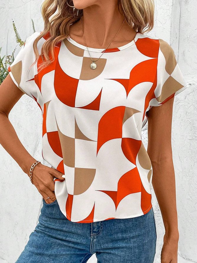 Simple Abstract Graphic Shirt
