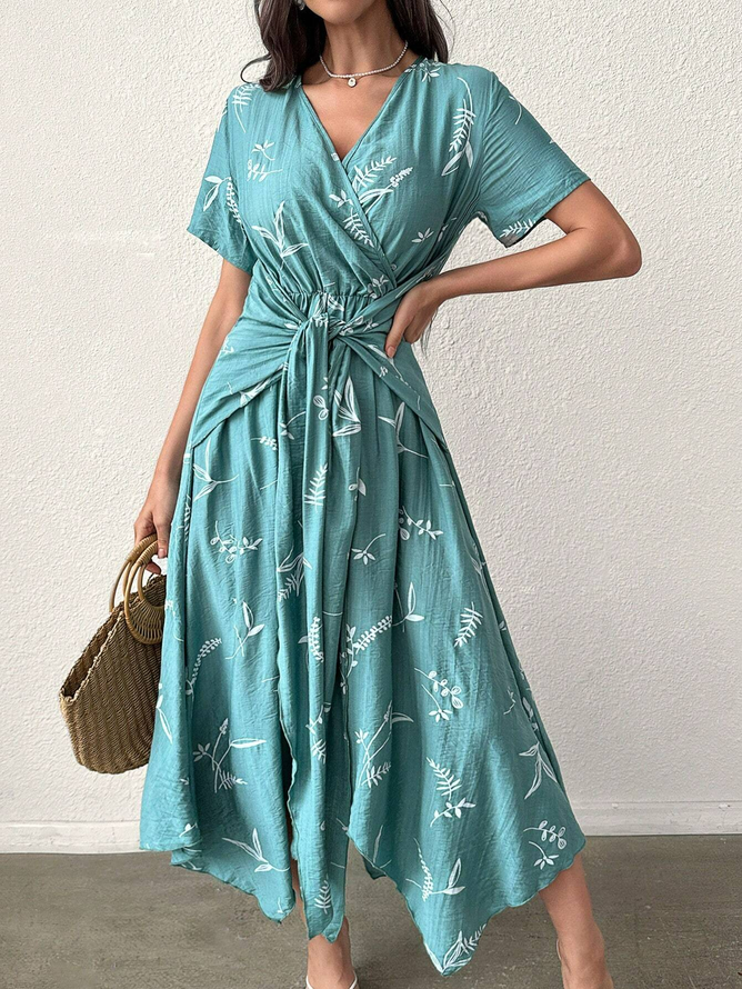 Vacation Cotton And Linen Dress